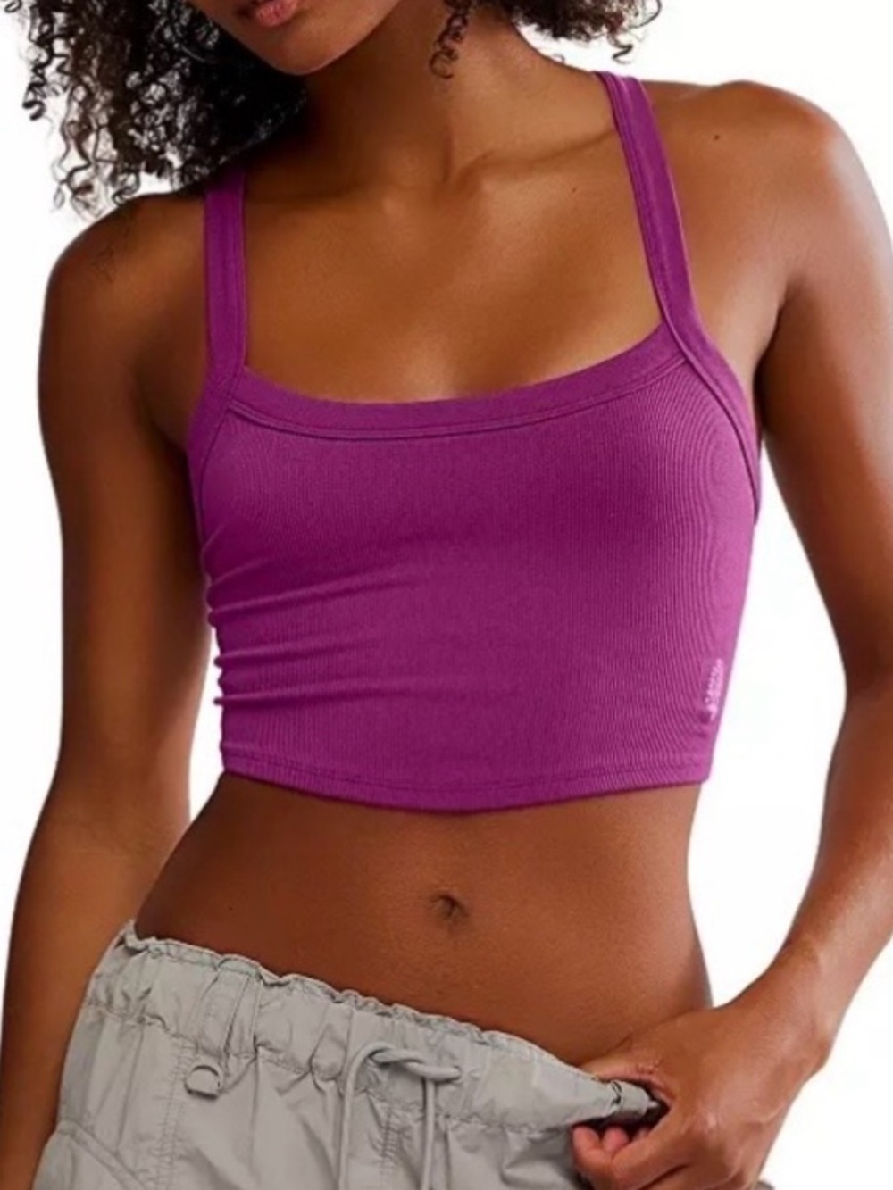 NWT FP Movement All Clear Cami Deep Mulberry XL